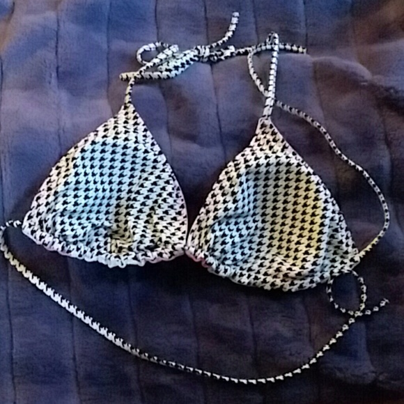 Pink & White String Bikini Top - Picture 4 of 4